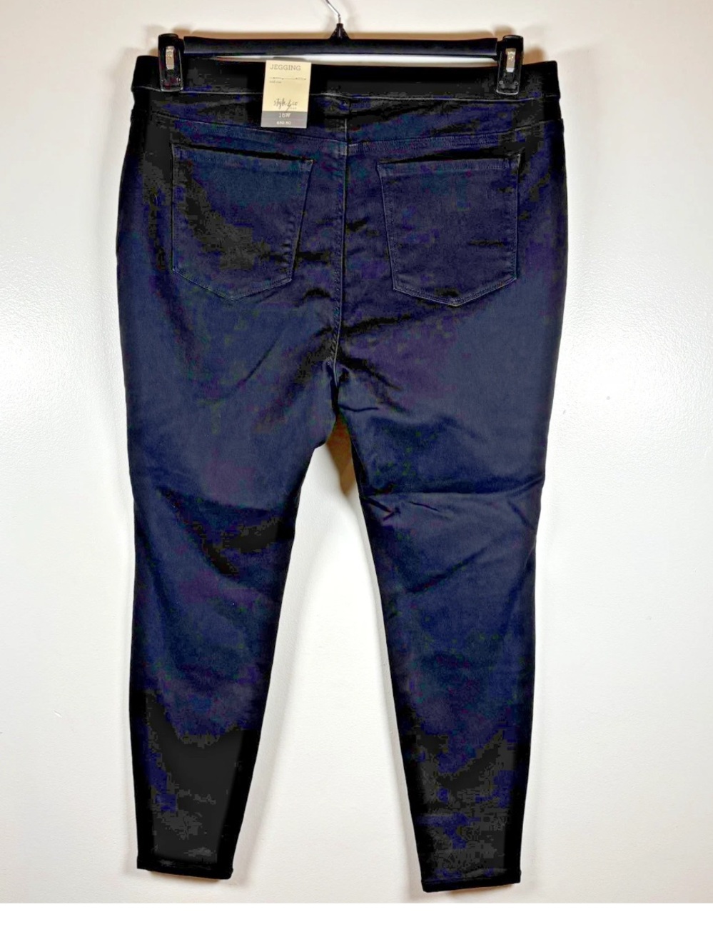 Style & Co Pull On Jeggings Women’s Size 18W Black Skinny Stretch Pants Comfort - Picture 2 of 12